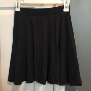 Black high rise skirt